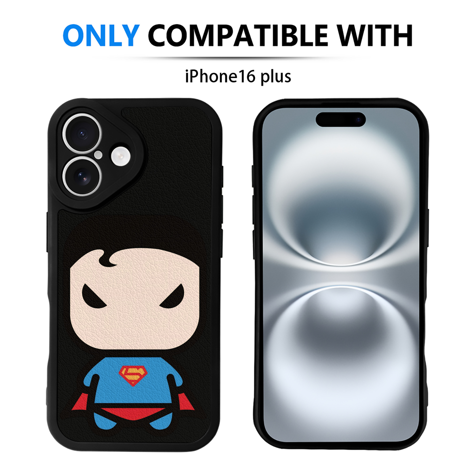 （画像用） アベンジャーズ The Avengers 【iPhone 16シリーズ対応】シリコンスマホケース（レザー調） 材質：シリコン